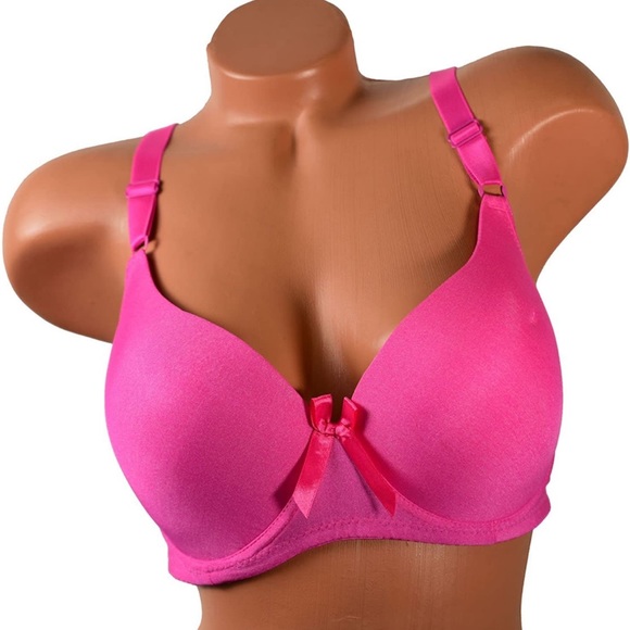 🆕 Secret 6 Pack of Color Print T-Shirt Bras B Cup C Cup and D Cup - Picture 2 of 3